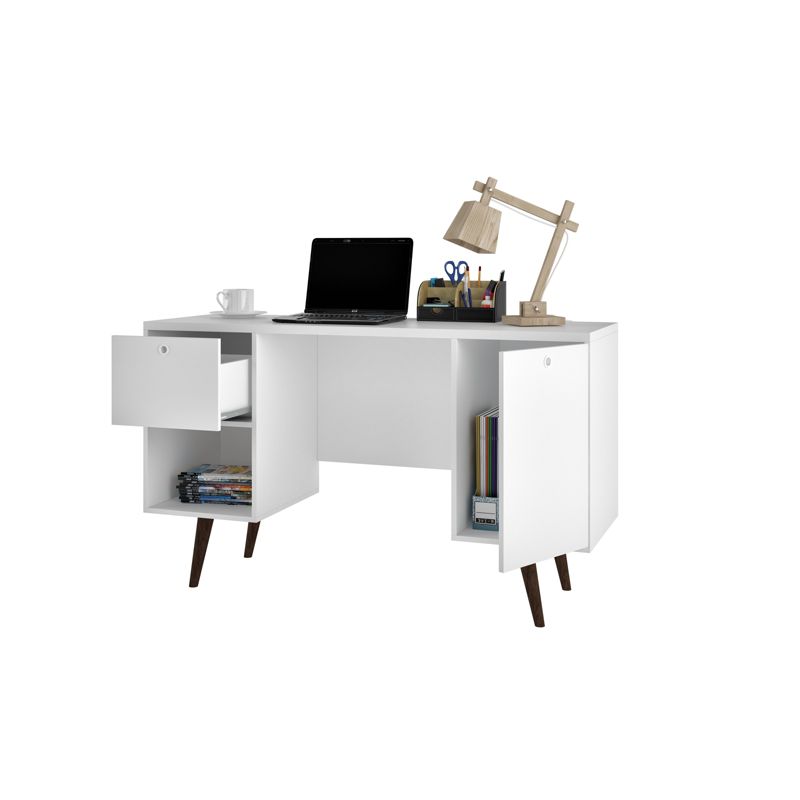 Edgar 1 Drawer Mid Century Office Desk - Manhattan Comfort, 4 of 5