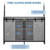 Snynuxx Heavy Duty Aquarium Stand for 55-75 Gallon Fish Tanks with Barn Door and Power Outlets,Supports Reptile Terrariums - 4 of 4