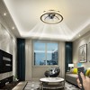 POWLIG 19.68" Black Modern Smart Ceiling Fan with LED Lights - Dimmable, Remote & App Control for Bedroom, Living Room - 4 of 4