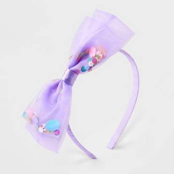 Girls' Confetti Sequin Headband - Cat & Jack™ Purple