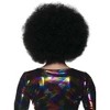 Underwraps Costumes Curly One Size Adult Costume Wig | Black - 2 of 2