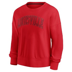 NCAA Louisville Cardinals Women's Crew Shirt - 1 of 3