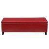 NicBex Modern 51.25" Storage Bench Wood Accent Stools with Cushioned Top for Bedroom and Entryway - 4 of 4
