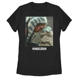 Women's Star Wars The Mandalorian Ahsoka Fear In You T-Shirt - 1 of 4