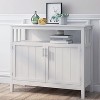 Sideboard Buffet Storage Console Side Tables 2 Doors & 1 Open Storage Shelf Sideboard Buffet for Living Room Dining Room - 2 of 4