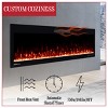 Northwest 60 Inch Electric Fireplace with Remote - 2 of 4
