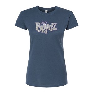 Women's - Bratz - Bling'd Out Logo Fitted Graphic T-Shirt - 1 of 3