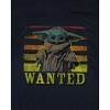 Star Wars Mens' Shirt The Mandalorian Baby Yoda Wanted T-Shirt - 2 of 3