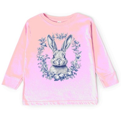 Simply Sage Market Blue Willow Bunny Toddler Long Sleeve Tee