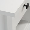 Gulches White L-Shaped Desk  Large Surface, File Drawer (Full-Extension) + Small Drawer, Easy Assembly - 4 of 4