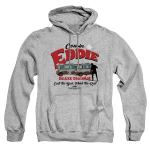 Men's National Lampoon'S Christmas Vacation Cousin Eddie Deluxe Drainage Pull-Over Hoodie - 1 of 4