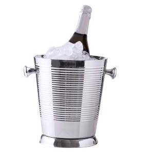 Sol Living Stainless Steel Double Wall Champagne Bucket Wine & Champagne Holder - 1 of 4