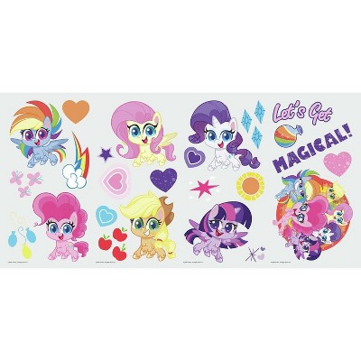 My Little Pony Let's Get Magical Peel and Stick Wall Decal