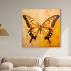 Art Remedy Golden Ochre Butterfly Elegant Butterfly Wall Art Framed - 2 of 4