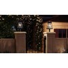 Urban Ambiance Luxury English Country Outdoor Post/Pier Light,  21-3/4"H x 10-1/2"W,  Midnight Black, UHP1057 - 2 of 4