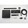 ONWITH Brass Matte Black Shower Faucet Set Shower System - 3 of 4