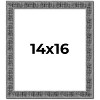 PosterPalooza | Distressed Black Picture Frame - UV Acrylic, Foam Board Backing, Hanging Hardware - 2 of 4