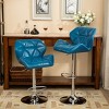 CAVINAS Swivel Barstools Set of 2, Height Adjustable Faux Leather Counter Height Bar Stool, Tufted Dining Chair for Bar, Kitchen - 2 of 4