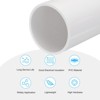 Unique Bargains PVC Water Plumb DIY Crafts High Impact Rigid Round Pipes 8" Length - 3 of 4