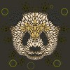 Junior's Design By Humans Panda Face By LetterQ T-Shirt - 2 of 3