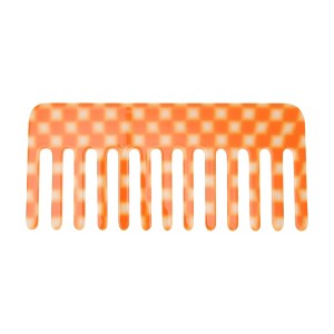 Unique Bargains Square Retro Checkerboard Hair Comb 1 Pc - 1 of 4