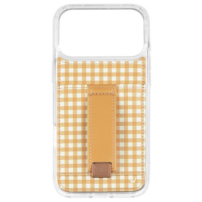 Walli Cases Picnic Plaid Phone Case with Wallet and Finger Strap