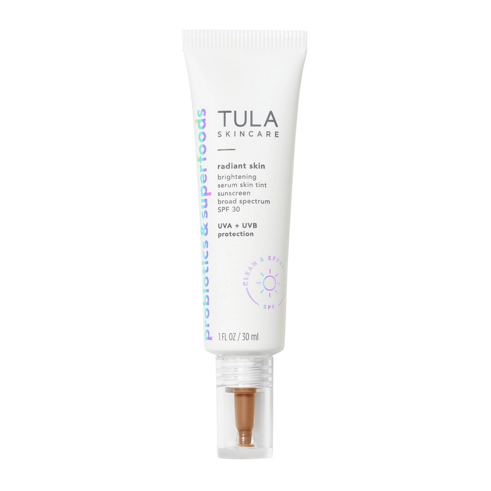 Photos - Sun Skin Care TULA SKINCARE Radiant Skin Brightening Serum Skin Tint - 19 - SPF 30 - 1 fl oz - Ulta Beauty