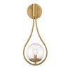 Savoy House Encino 1 - Light Wall Light in  Warm Brass - 2 of 4