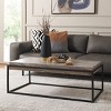 Edgefield Coffee Table - Grey Faux Marble/Black - Safavieh - 2 of 4