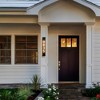 C Cattleya Black Aluminum Dusk to Dawn Outdoor Wall Light with Acrylic Shade and Door Numbers(Optional) - 4 of 4