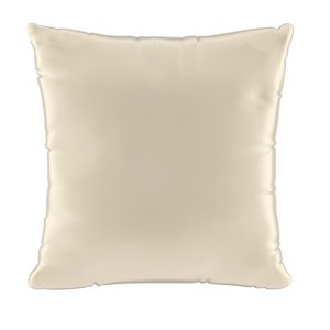Velvet Square Throw Pillow Cream - Skyline Furniture, Ivory