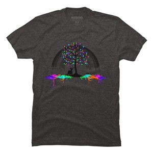Men's Design By Humans Melting Colors Parasite By Tobiasfonseca T-Shirt - 1 of 4