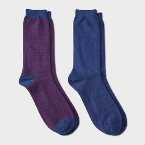 Men's Hybrid Dress Socks 2pk - Goodfellow & Co™ 6-12 - 1 of 3