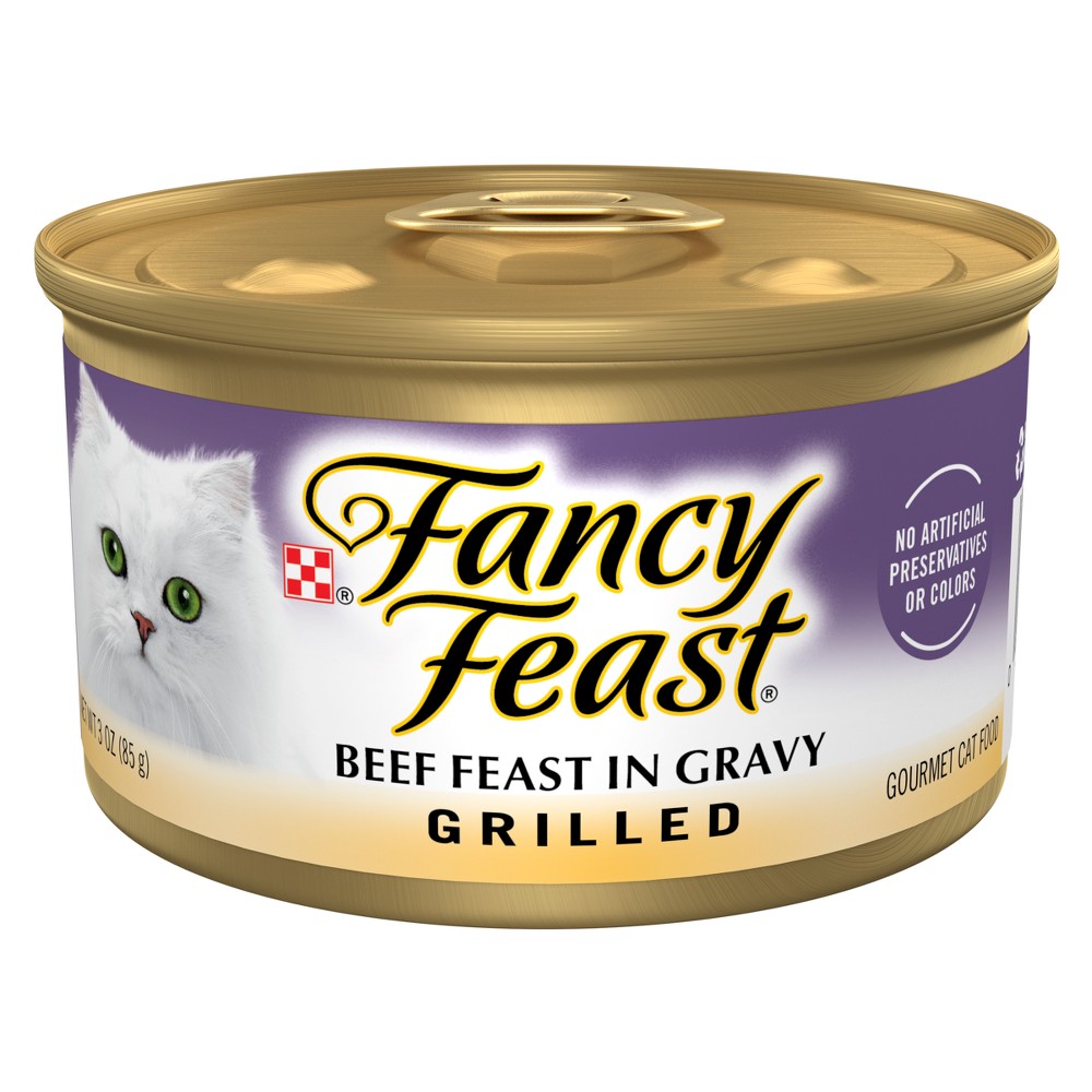 UPC 050000040704 product image for Purina Fancy Feast Grilled Gourmet Wet Cat Food Beef Feast In Gravy - 3oz | upcitemdb.com