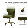 Puvis Upholstered Task Desk Chair Adjustable Swivel Home Office Chair  | Karat Home - 4 of 4