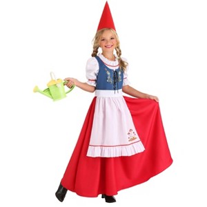 HalloweenCostumes.com Garden Gnome Costume for Girls - 1 of 1