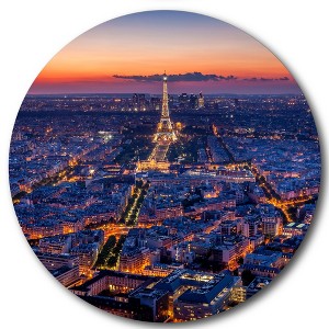 Courtside Market Global Wonders Photography Collection, City Of Lights Statement Piece Wood Décor - 1 of 4