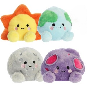 Aurora Palm Pals Plush - Space Astronomy Bundle: Eve Earth, Rae Sun, Celene Moon, and Cal Meteor, 4-Pack - 1 of 4