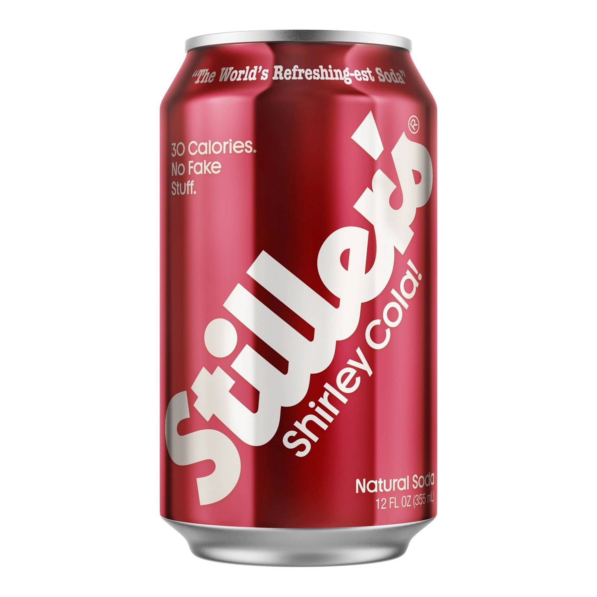 Stiller's Soda Natural Shirley Cola - 12oz Can