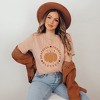 Simply Sage Market Women's Grateful Thankful Bless Circle Short Sleeve Graphic Tee - 2 of 4