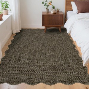 Runners for Hallway Non Slip Washable Kitchen Rugs, Farmhouse Rustic Soft Low Pile Indoor Carpet Runners for Entryways, Living Room - 1 of 4