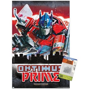 Trends International Hasbro Transformers: Rise of the Beasts - Optimus Prime Graffiti Unframed Wall Poster Prints - 1 of 4