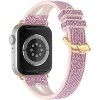 Worryfree Gadgets Silicone Shiny Slim Band for Apple Watch 38/40/41mm, 42/44/45mm iWatch Series 8 7 6 5 4 3 2 1 & SE- Assorted Colors - 2 of 3