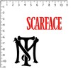 Scarface 9ct Vinyl Large Deluxe Stickers Variety Pack of 9 - 2 of 4