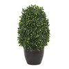 Nearly Natural 13-in Boxwood Topiary Artificial Plant UV Resistant (Indoor/Outdoor) - 2 of 3