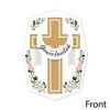 Big Dot of Happiness Religious Easter - Shaped Fill-In Invitations - Christian Holiday Party Invitation Cards with Envelopes - Set of 12 - 3 of 4
