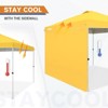 EAGLE PEAK Pop Up Canopy Tent with 1 Sidewall, Easy Setup Event Tent - 3 of 4