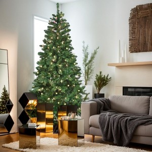 Resenkos Artificial 9ft  RGB-lit Christmas Tree with 1721PVC Mixed Branch Tips - 1 of 4