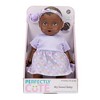 Perfectly Cute 14" Baby Girl Doll Dark Brown Hair, Dark Brown Eyes - 2 of 4