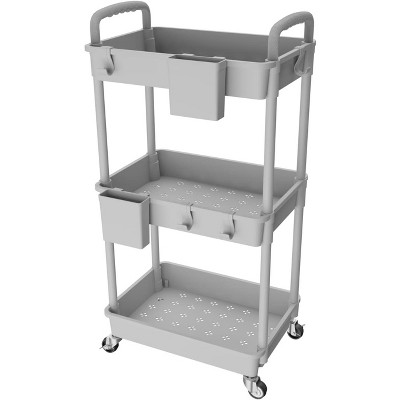 Acoinel 3/4/5 Tier Rolling Utility Cart with Drawer